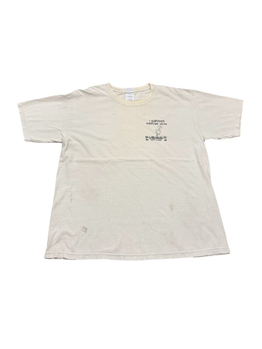 Vintage 2005 I Survived Hurricane Wilma South Florida T Shirt
